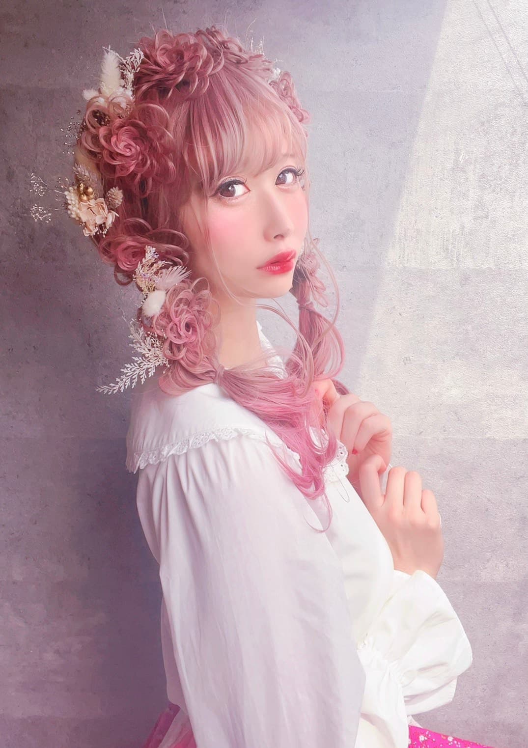 플라워 헤어 어레인지